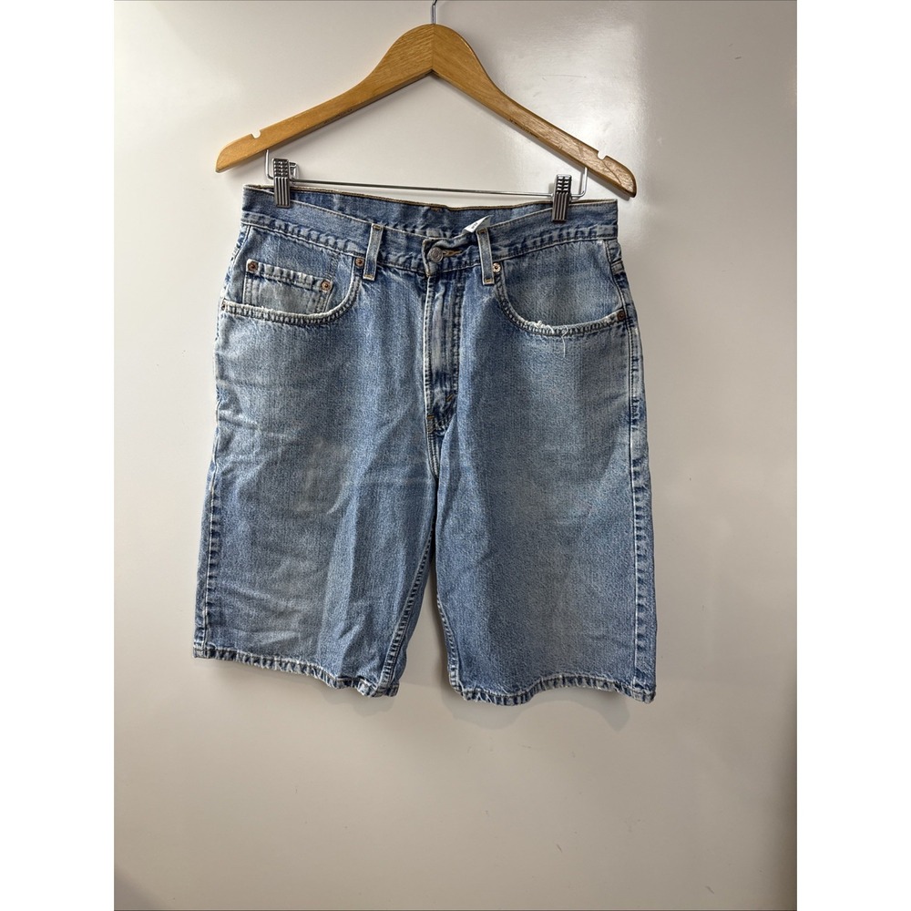 Levi's 569 Jean Denim Shorts Men's Size 32 Zip Fly Baggy Made In Mexico Jorts